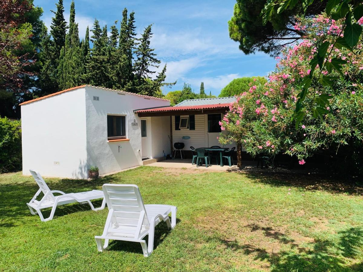 Mobil + Dependance Dans Jolie Parc Prive Holiday home Serignan